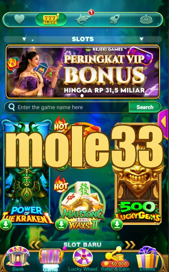 mole33 Tangkapan Layar - APK Resmi